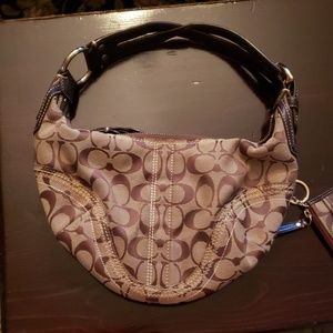Coach bag and Coach coin purse bundle